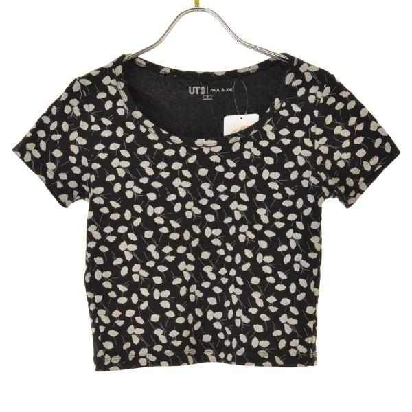 UNIQLO × PAUL&JOE / ユニクロ × ポールアンドジョー 241-449352 クロップド UT グラフィックTシャツ 半袖カットソー