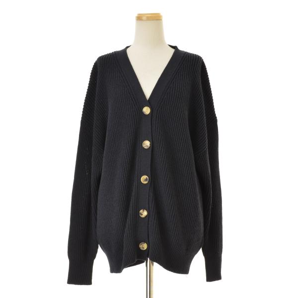 DEUXIEME CLASSE / ドゥーズィエムクラス EVERYDAY I LIKE. 22SS 22080500811010 Si/Co Relax Vネック カーディガン 長袖カーディガン