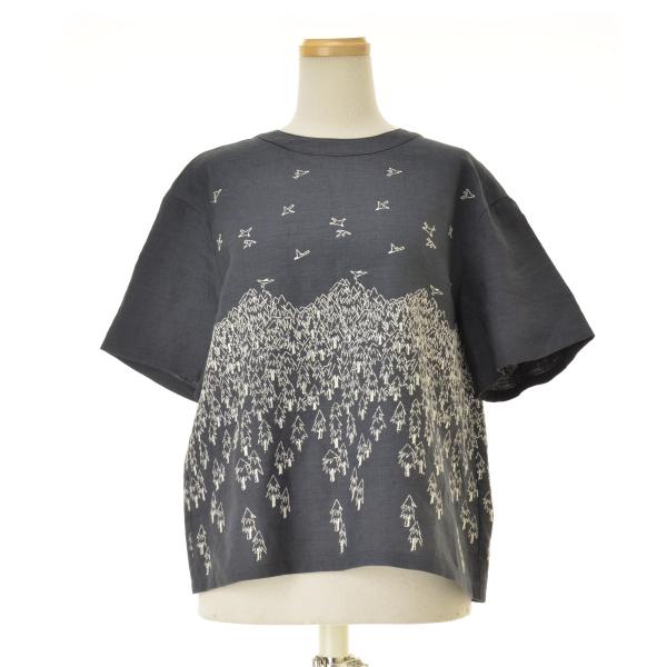 mina perhonen（ミナペルホネン） 24SS acs1322 forest to bird 半袖