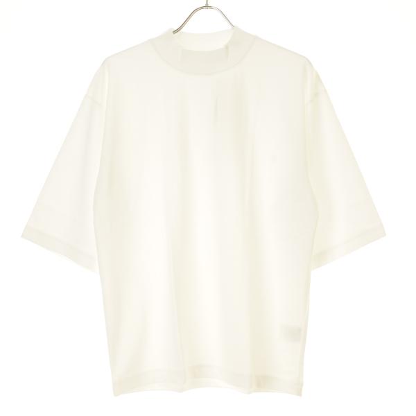 UNIQLO × LEMAIRE UNIQLO U エアリズムコットンオーバーサイズモックネックT(5分袖) 五分袖カットソー