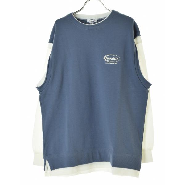 GLOBAL WORK / グローバルワーク 162592 ヘビロッTEEベストレイヤー 長袖Tシャツ