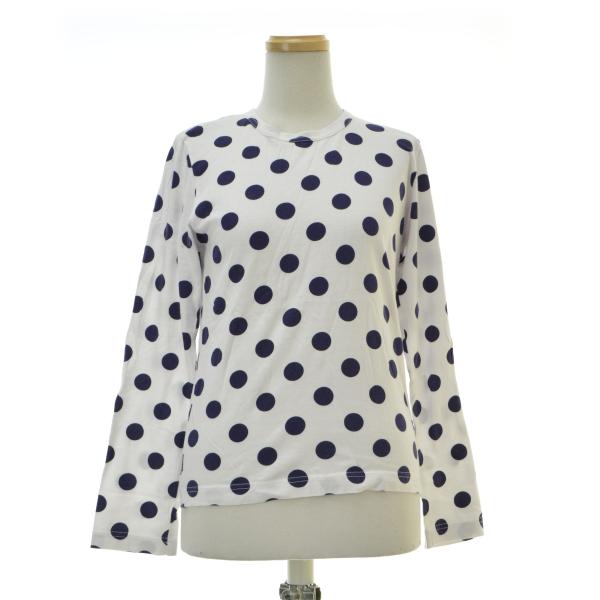 COMME des GARCONS COMME des GARCONS / コムデギャルソン コムデギャルソン AD2010 RF-T009 水玉 ドット 長袖Tシャツ