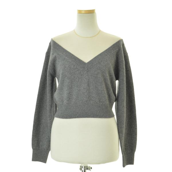Alexander Wang アレキサンダーワン　ラムレザー切り返しサマーニット Alexander Wang アレキサンダーワン ラムレザー切り返しサマーニット