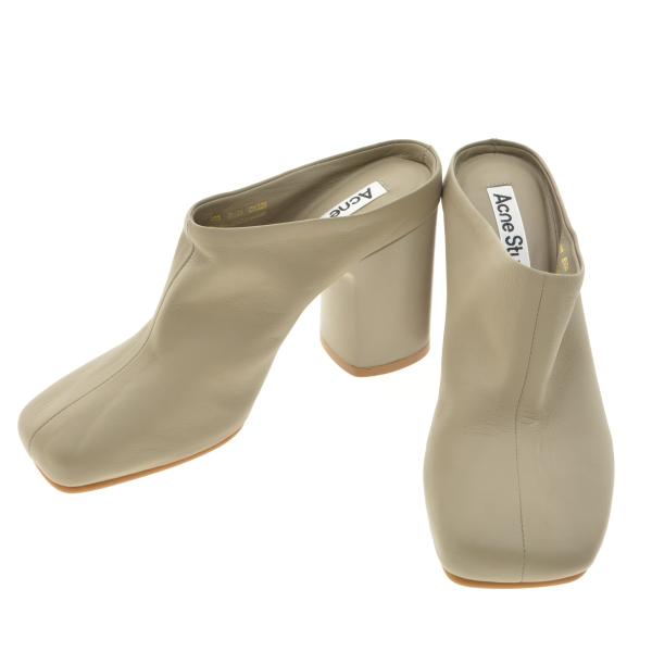 Acne Studios オープントゥレザーミュール　37サイズ ACNE Acne Studios / アクネストゥディオズ FN-WN-SHOE000339