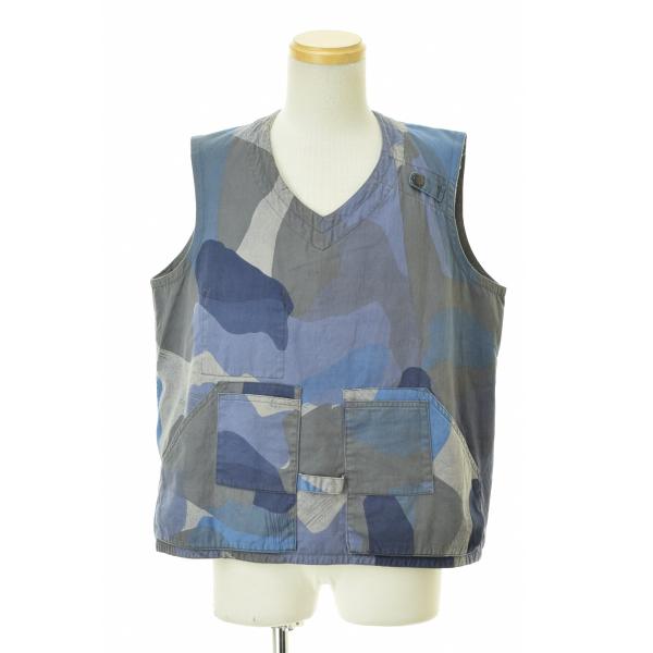 2*5様 ナイジェルケーボン リネン ベスト リバーシブル カモフラ 2*5様 ナイジェルケーボン リネン ベスト リバーシブル カモフラ