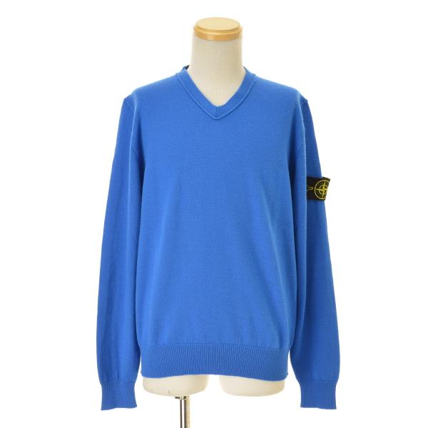 STONE ISLAND / ストーンアイランド 00s Vネック 長袖ニットセーター