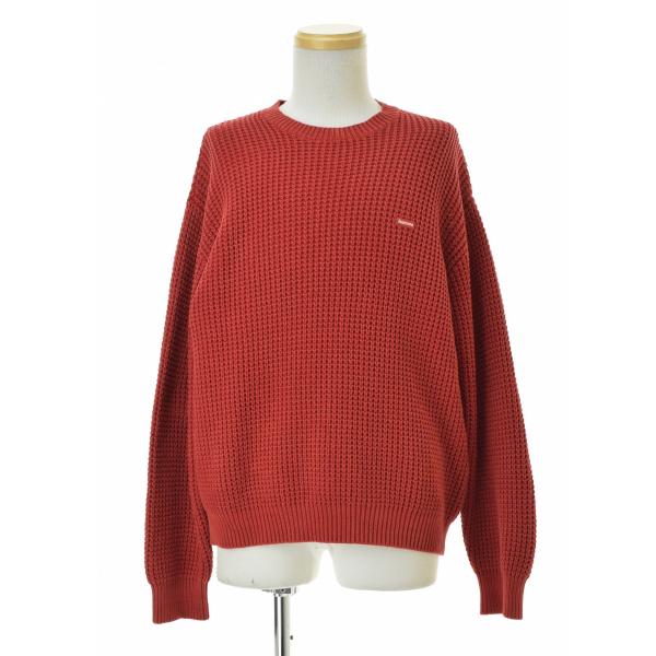 Supreme（シュプリーム） 26SS Washed Small Box Waffle Sweater Red
