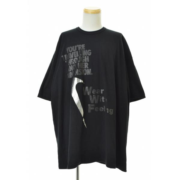 BLACK COMME des GARCONS × NIKE / ブラックコムデギャルソン × ナイキ 25AW AD2025 1P-T101 オーバーサイズ 半袖Tシャツ