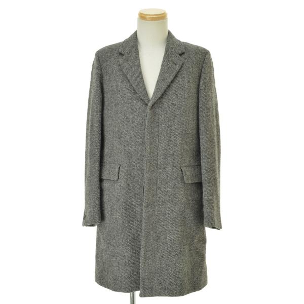 90's【A.P.C.】フーディーコート/ヘリンボーン/ツイード/フランス製 90's【A.P.C.】フーディーコート/ヘリンボーン/ツイード/フランス製