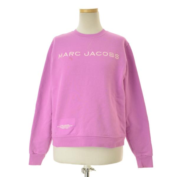 MARC JACOBS ピンク ロゴパーカー L 冬 秋 春 レディース