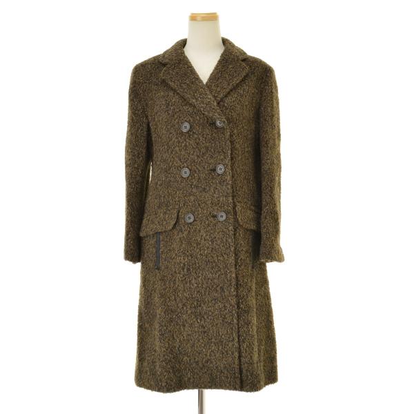 マークジェイコブス 17AW襟ファー中綿ウールコートXS ファーストライン マークジェイコブス 17AW襟ファー中綿ウールコートXS ファースト