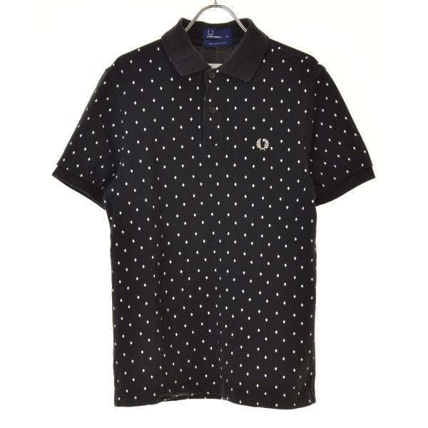 FRED PERRY / フレッドペリー M4218 ダイヤプリント 鹿の子 半袖ポロシャツ