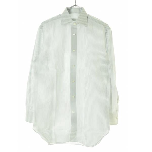 Ermenegildo Zegna Couture/ストライプシャツ/44/白 ZEGNA（ゼニア） Ermenegildo Zegna / エルメネジルドゼニア REGULAR