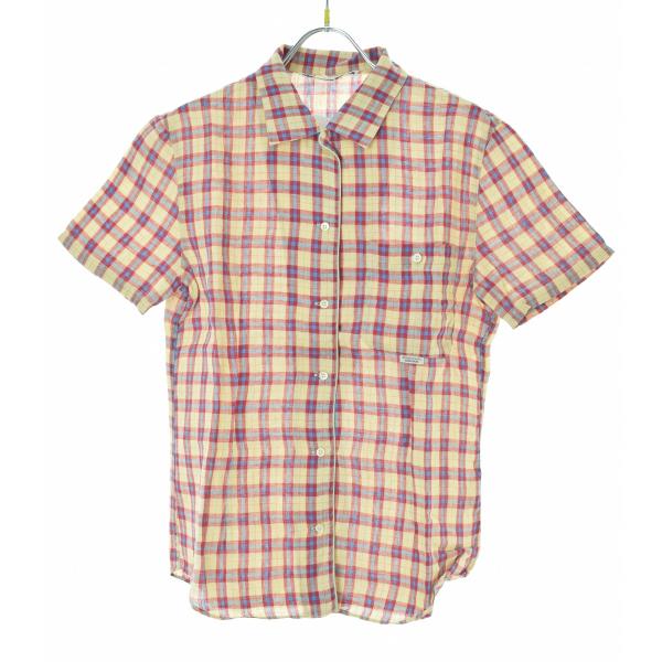 MademoiselleNONNON / マドモアゼルノンノン リネンチェック 半袖  