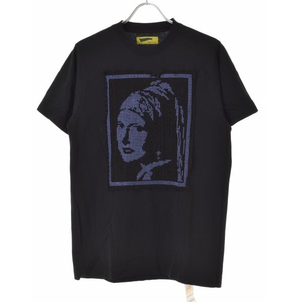 HURRAY / フレイフレイ H1628 cross-stiched Tee クロスステッチ 