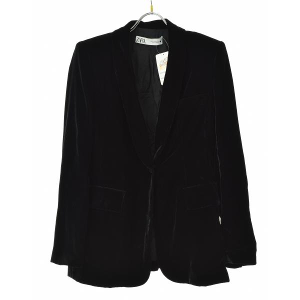 ZARA/ザラ/ベルベットジャケット/カバーオール/ポケット付き/人気/極美品 ZARA / ザラ 7969/947/800 ベルベットブレザー ジャケット