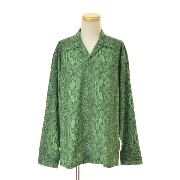 【WACKOMARIA】21AW 21FWE-WMS-HI03 PYTHON HAWAIIAN SHIRT オープンカラー ハワイアン アロハ長袖シャツ WACKO MARIA（ワコマリア） 21AW 21FWE-WMS-HI03 PYTHON HAWAIIAN
