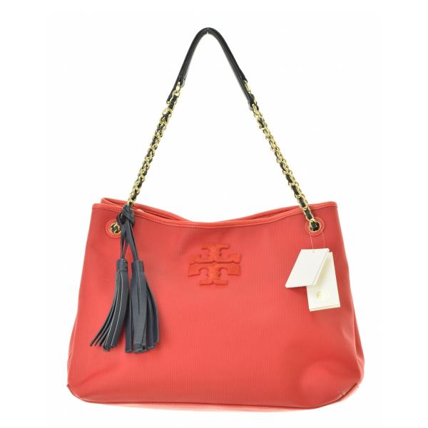 TORY BURCH トリーバーチ レザー トート グレージュ タッセル A4 TORY BURCH（トリーバーチ） 79163-1-02301 PVC タッセル チェーン