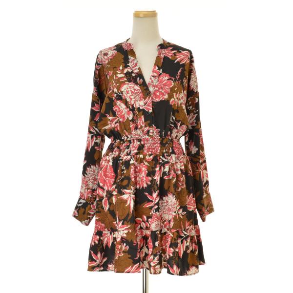 ZARA（ザラ） 2254/740/330 フローラルプリント ドレス 長袖ワンピース