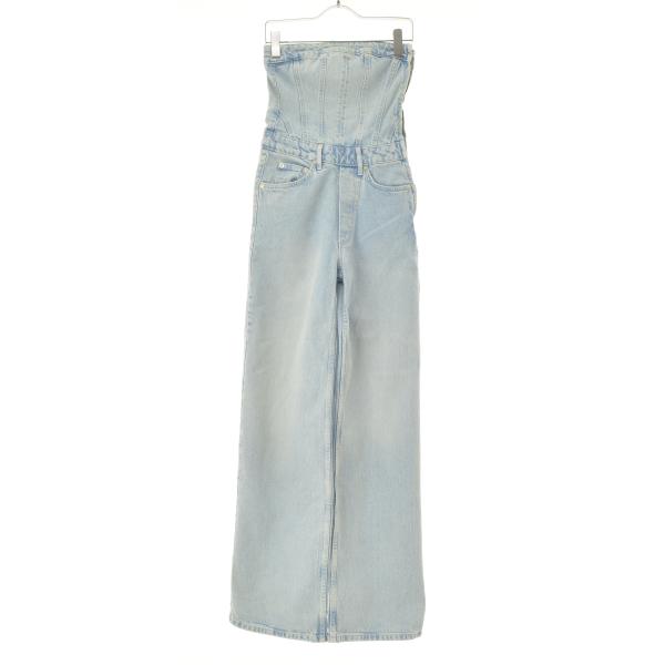 ZARA（ザラ） 6688/206/406 コルセット デニム ジャンプスーツ