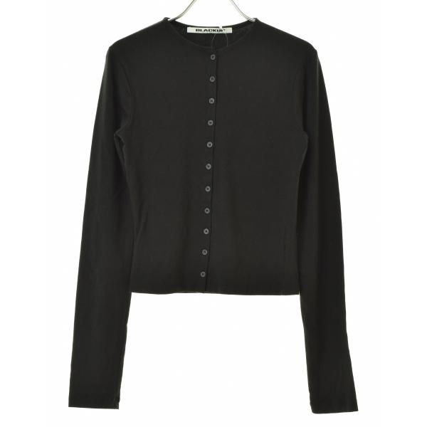 BLACKUP コットン 長袖カーディガン