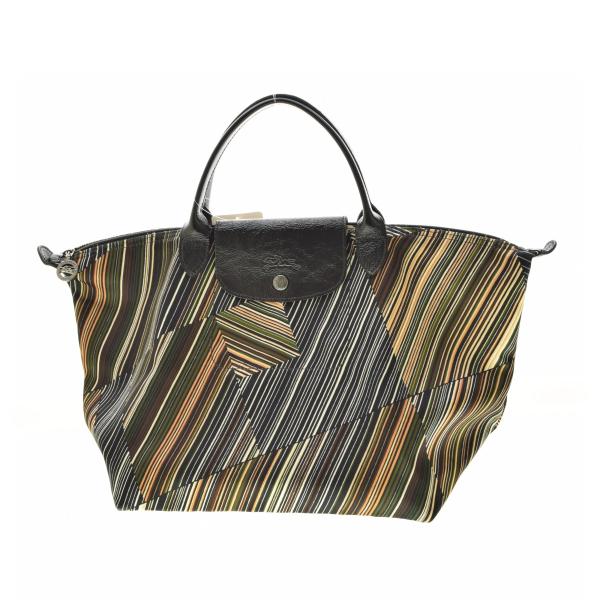 LONGCHAMP ストライプショルダーバッグ LONGCHAMP（ロンシャン） LE PLIAGE ルプリアージュ ストライプ バッグ