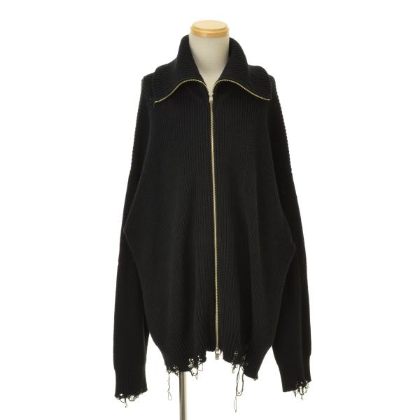 【MAISONSPECIAL】11221361311 プライムオーバークレイジークラッシュ畦ドライバーズニット長袖ニットセーター MAISON SPECIAL / メゾンスペシャル 11221361311 プライムオーバー
