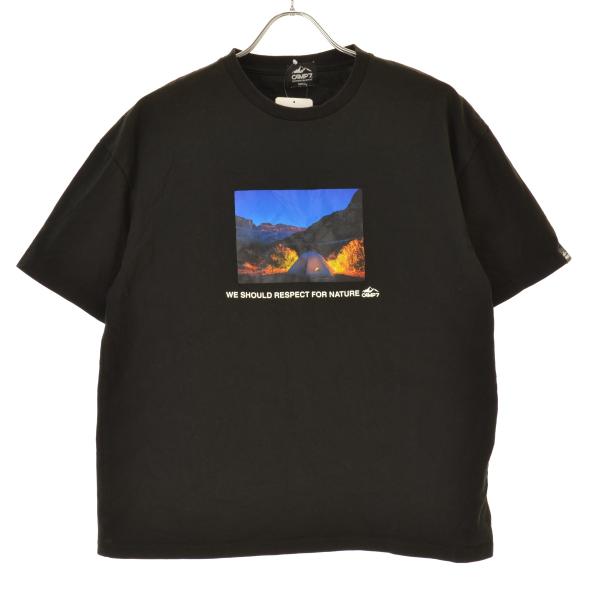 CAMP7 / キャンプ7 CP4401411205 プリント 半袖Tシャツ