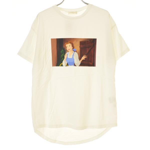 AG by aquagirl × DISNEY / エージーバイアクアガール × ディズニー C12-12250 美女と野獣 半袖Tシャツ