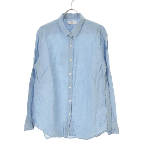 UNIQLO / ユニクロ リネン 長袖シャツ