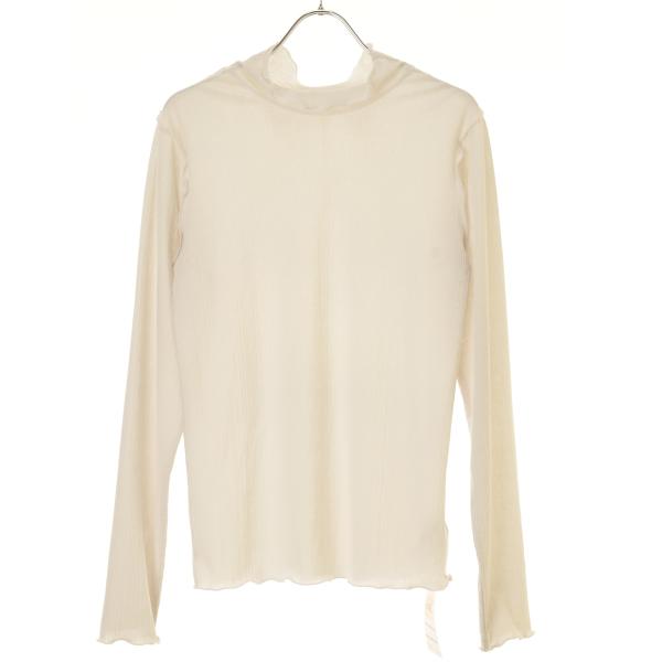 HEATHER / ヘザー HE061367CF シアーテレコハイネック 長袖カットソー