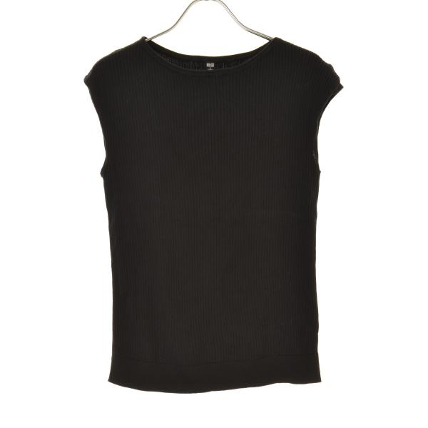 UNIQLO / ユニクロ UVカットスーピマコットンフレンチスリーブ フレンチスリーブニット