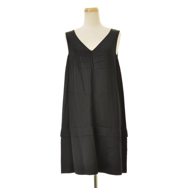 MARC BY MARC JACOBS / マーク バイ マーク ジェイコブス 切替シルクサテン ノースリーブワンピース