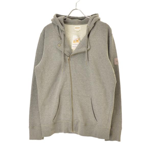 DIESEL（ディーゼル） ライダース ジップアップスウェットパーカー