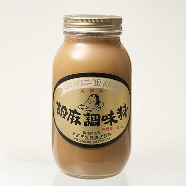 国内で職人が手洗いで表皮を剥いた「みがき胡麻」を焙煎した「いりごま」を、独自の製法でペーストにした、濃厚で舌触りの良い商品です。　【内容量：９００ｇ／普通便】