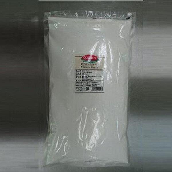 キャッサバ芋の根茎から採取した澱粉。コシが強く、舌ざわりがなめらか。「ポンデケージョ」など、もちもちした食感のパン・菓子、料理にお使いください。　内容量：１ｋｇ　【普通便】