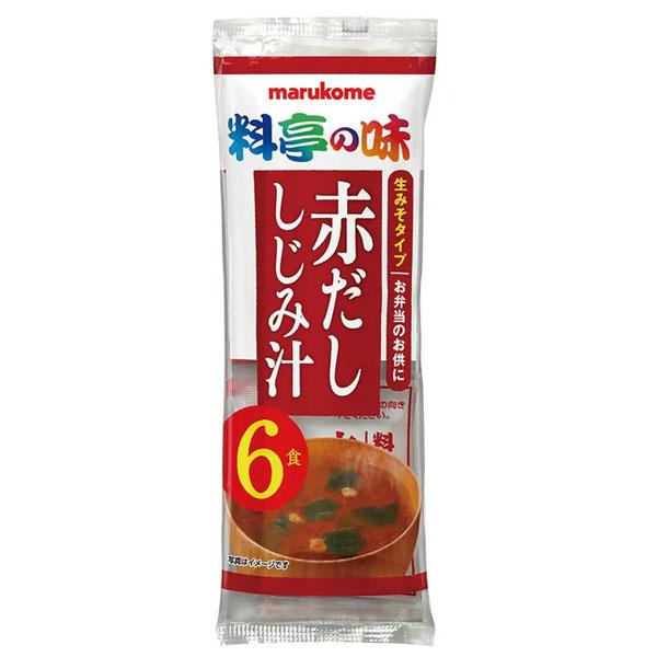 豆みそと米みそを程よくブレンドし、しじみのむき身、わかめを練り込んだ即席生みそ汁です。手軽に赤だししじみのおみそ汁がお楽しみにいただけます。