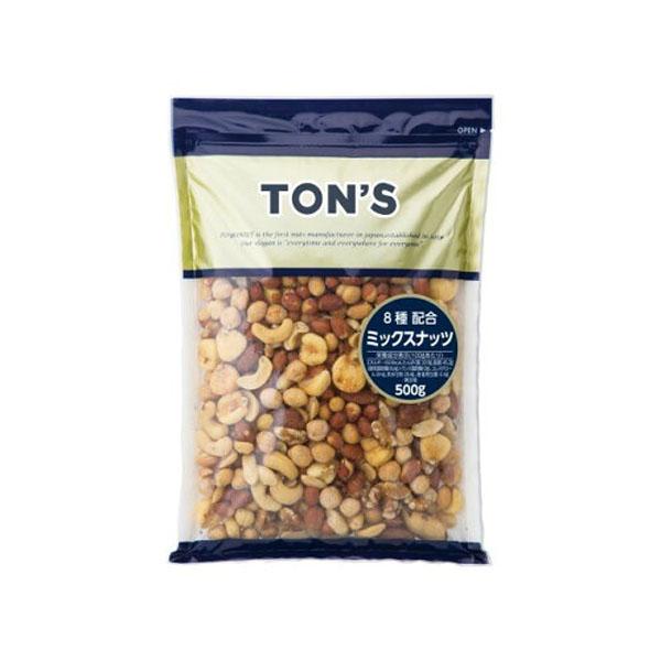 他サイト： TON'S ミックスナッツ (ナッツ&amp;ピーナッツミックス8種配合)500gの商品画像