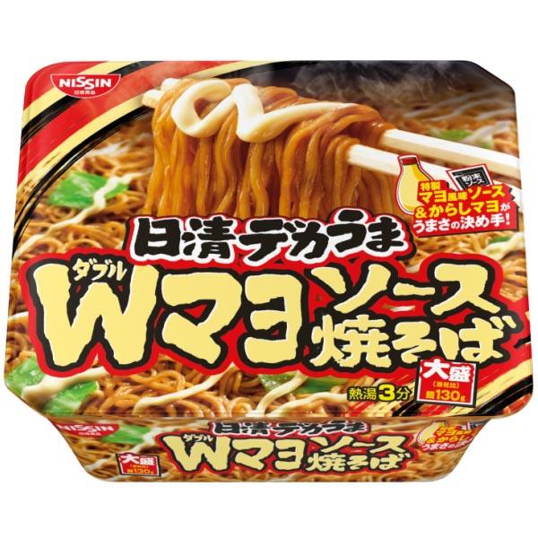他サイト： 日清食品 日清デカうま Wマヨソース焼そば 1箱12食の商品画像