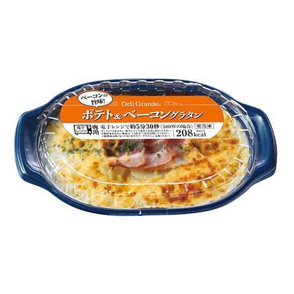 スライスカットして蒸しあげたジャガイモに、クリーミィなベシャメルソースをかけ、スライスベーコンとシュレッドチーズをトッピングしました。おろしニンニクと卵のコクを効かせたベシャメルソースは、おつまみにもピッタリ！　１回の送料で　数量２０　まで...