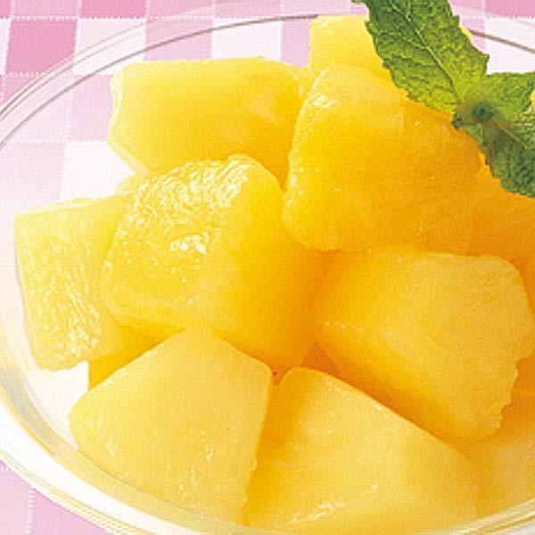 フィリピン産の甘酸っぱいパインアップルを一口大にチャンクカットしました。缶詰のように加糖を一切しておりませんので、パインアップル本来の風味をお楽しみ頂けます。内容量：５００ｇ【冷凍】