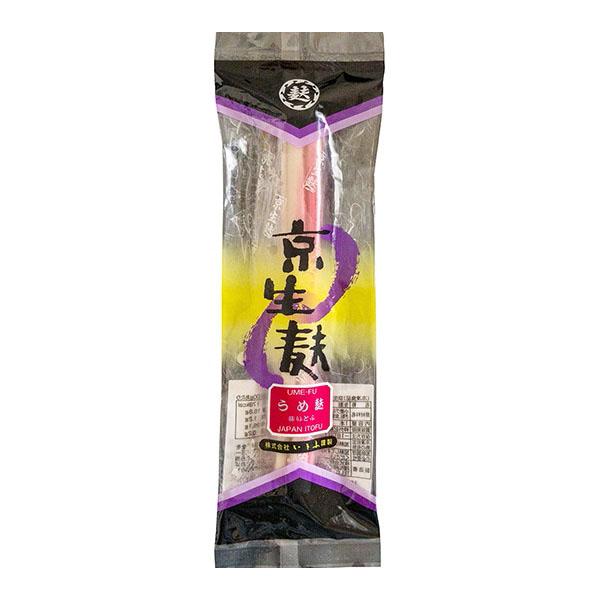 生麩特有のもちもち食感。梅の花型の生麩です。お料理、デザートのトッピングなどにご利用ください。内容量：１本（約７２ｇ）【冷凍】