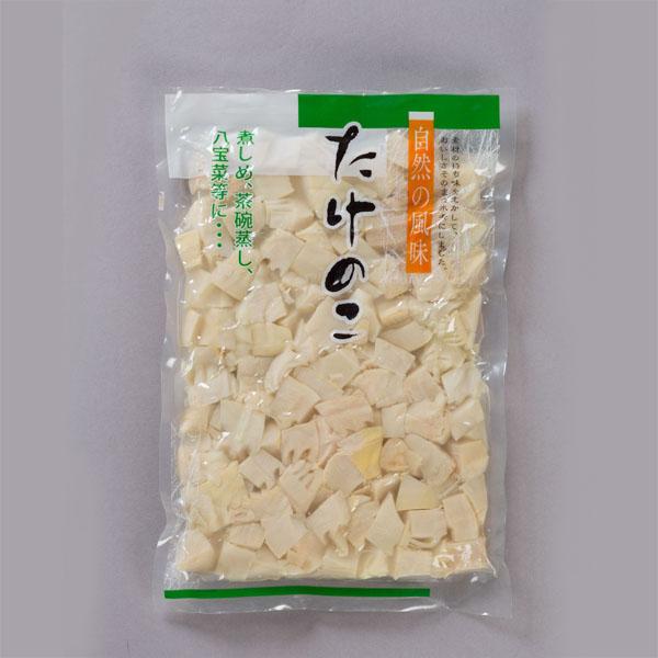 素材の持ち味を生かして、おいしさそのまま水煮にしました乱切たけのこです。煮しめ、茶碗蒸し、八宝菜などにご利用頂けます。内容量：１ｋｇ【普通便】