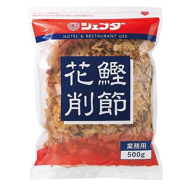 厳選した鰹節を使用して、鰹の香りとコクを強調した花削り。１回の送料で　数量８　までお届け可能です。　内容量：５００ｇ【普通便】