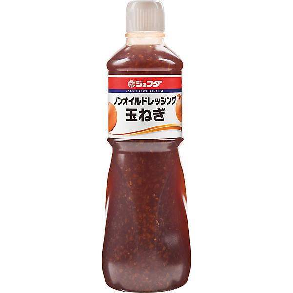 玉ねぎをたっぷり使用したノンオイルドレッシングです。醤油をベースにたっぷりの玉ねぎを配合した和風のドレッシングです。サラダはもちろん魚料理や麺のメニューにも幅広くご使用いただけます。内容量：　１Ｌ　【普通便】