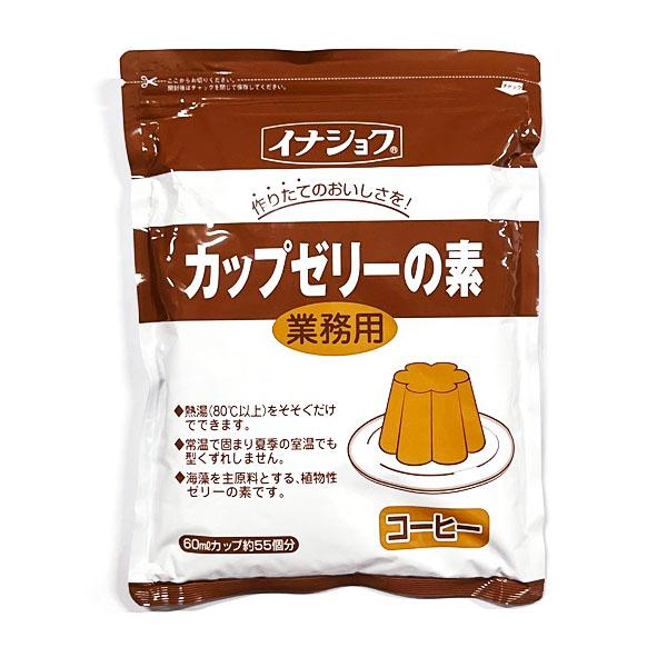 イナショク カップゼリーの素 (コーヒー) 600g チャック付袋 伊那食品