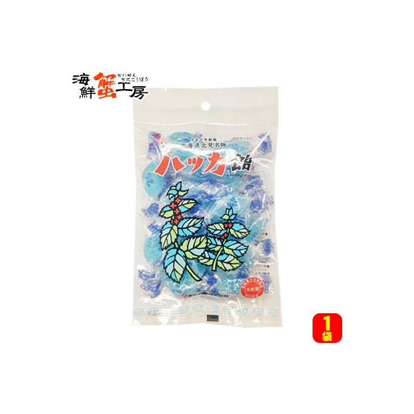◆商品内容ハッカ飴 100g◆原材料砂糖((てん菜)北海道産)、水あめ／香料、着色料(青1)◆賞味期限パック裏面に記載されております。開封後はお早めにお召し上がりください。※高温多湿、直射日光を避け、常温で保存してください。◆送料《ネコポス...