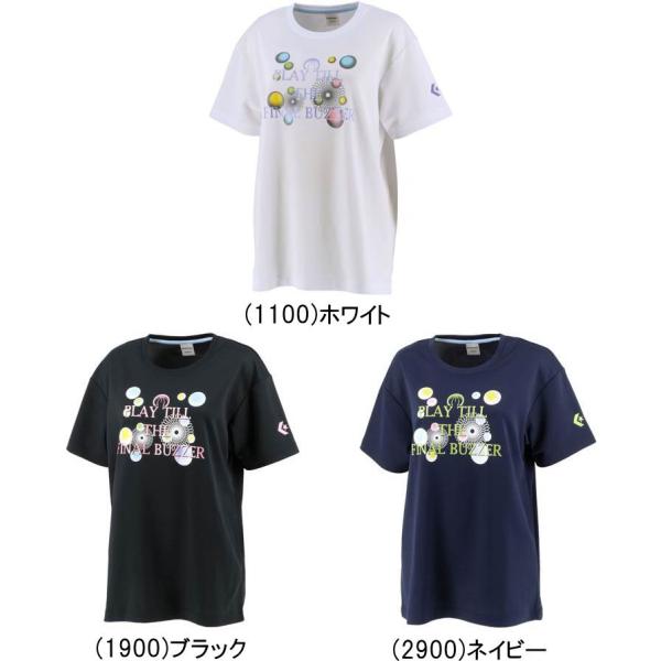 メール便無料 コンバース Tシャツ レディース プリント 女性 女子 CB311353 ミニバス バスケット