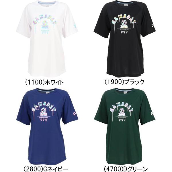 メール便無料 コンバース Tシャツ レディース プリント 女性 女子 CB351353 ミニバス バスケット