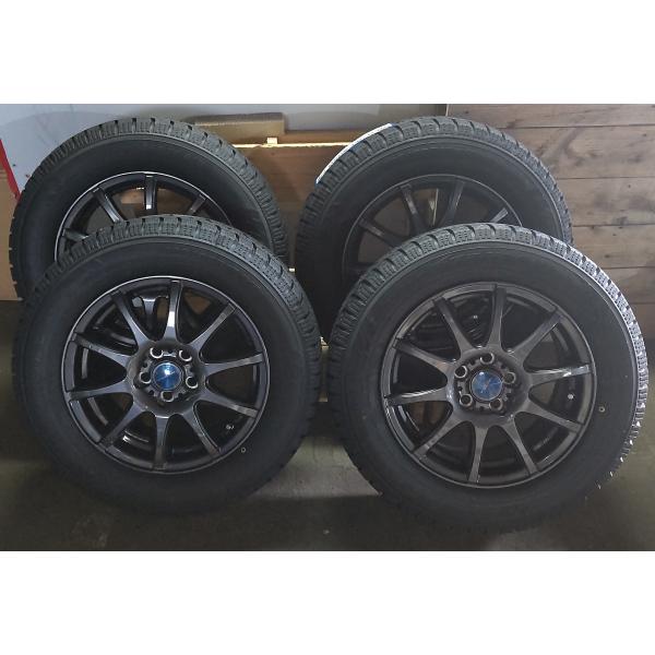 プリウス スタッドレス タイヤ アルミ ホイール 4本 195/65R15 91Q